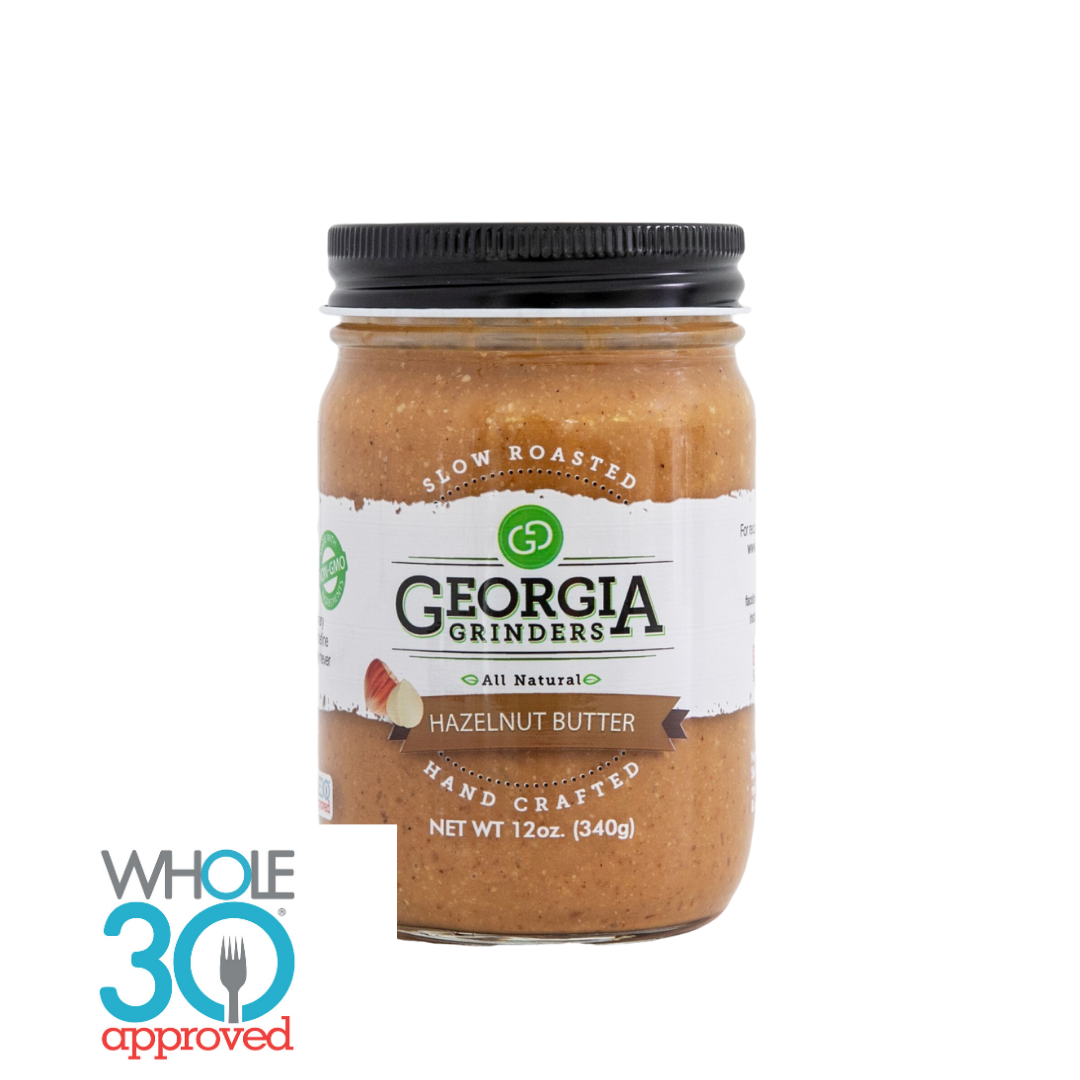Georgia Grinders Hazelnut Creamy Gourmet Nut Butter Spread, 12 Ounce